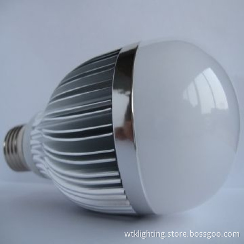 9W E27 B22 LED Bulb, 50,000-hour Lifespan, AC 85-265V, Bridgelux/Epistar/EpiLEDs Chips